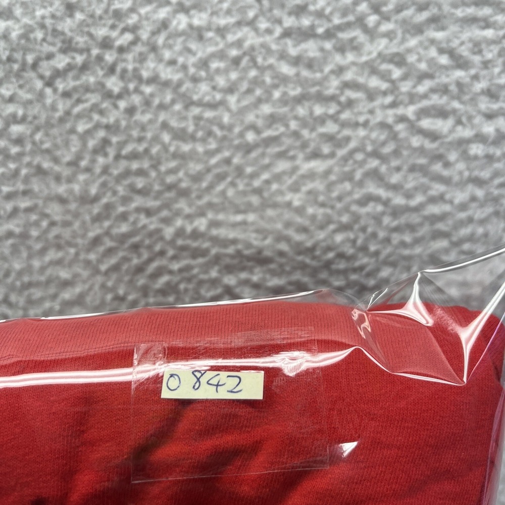 Reebok Shirt Mens XL Red Plain Tee Workout Gym Sports Activewear Chore Hot Fire - Picture 15 of 15